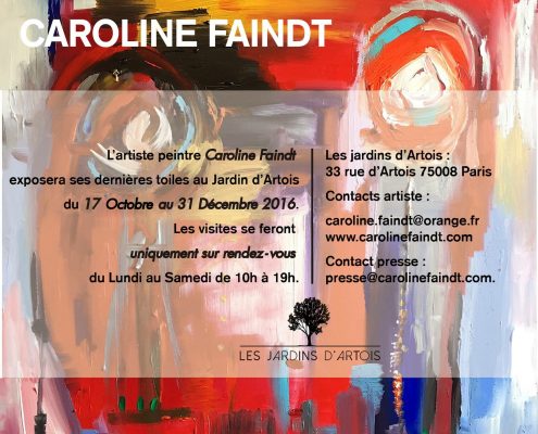 exposition Caroline Faindt - le jardin d'Artois