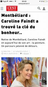 La presse en parle Caroline Faindt 11