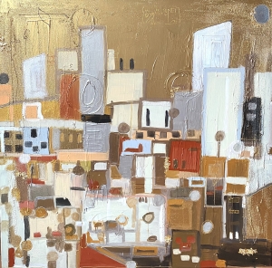 A l unisson 100 x 100 cm Techniques mixtes 2000€