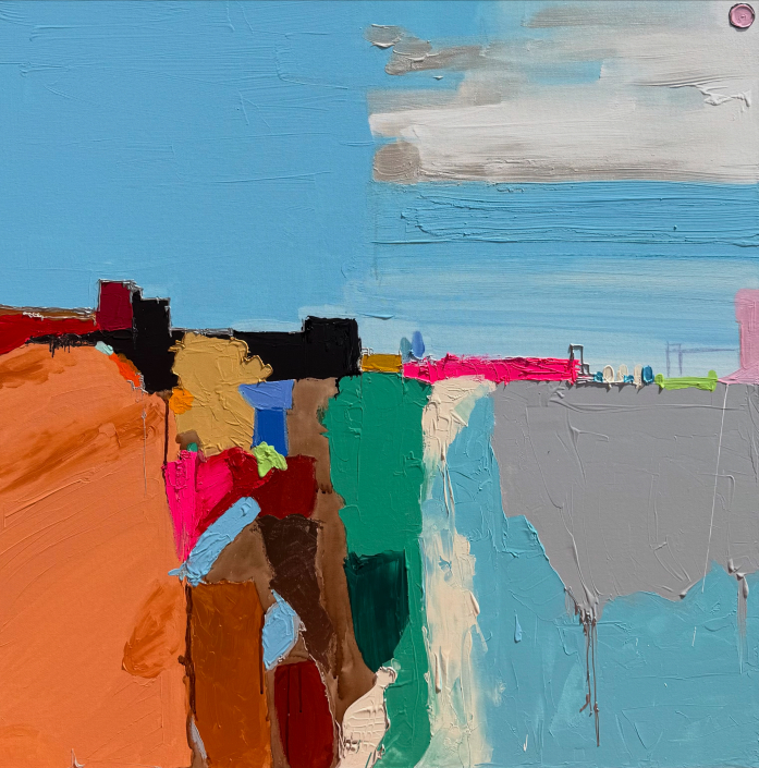 100 X 100 CM toile caroline faindtJPG