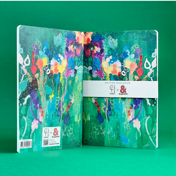 carnets Caroline Faindt vert